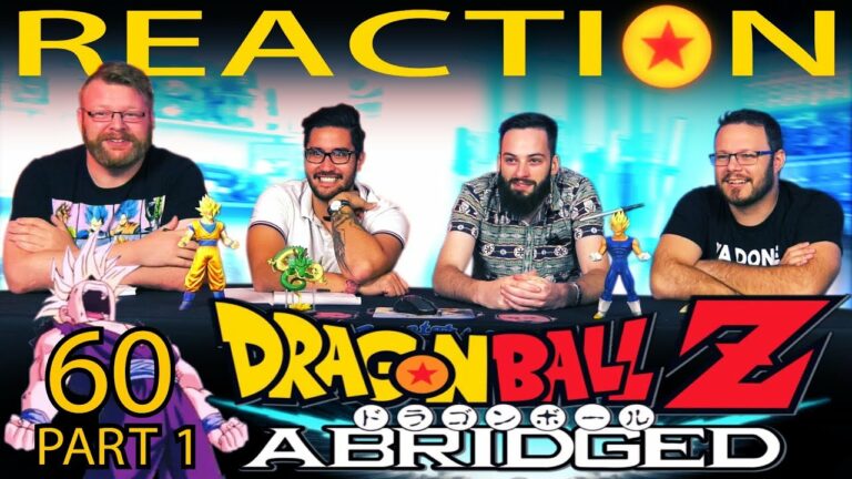 TFS Dragon Ball Z Abridged REACTION Episode 60 - Part 1