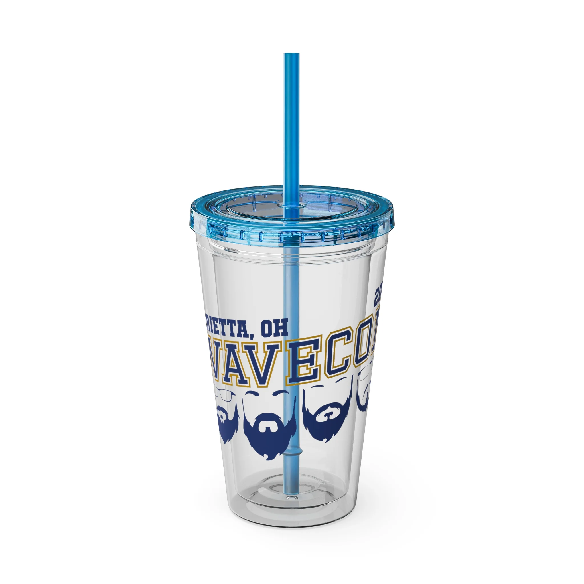 Wavecon 2024 Sunsplash Tumbler with Straw, 16oz