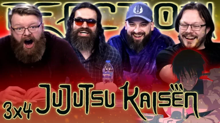 Jujutsu Kaisen 3x4 Reaction